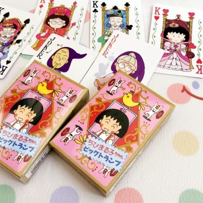 Party Games Entertainer - ไพ่การ์ตูนจิบิ มารุโกะจัง สไตล์ญี่ปุ่น สำหรับเล่นเกมปาร์ตี้ ไพ่เล่นสนุกๆ ของเล่นเพื่อความบันเทิงและพักผ่อนสำหรับเพื่อนๆ