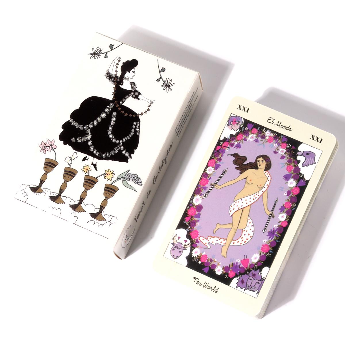 Party Games Entertainer - Tarot De Carlotydes การ์ดโป๊กเกอร์ขนาด Divination Fortune
