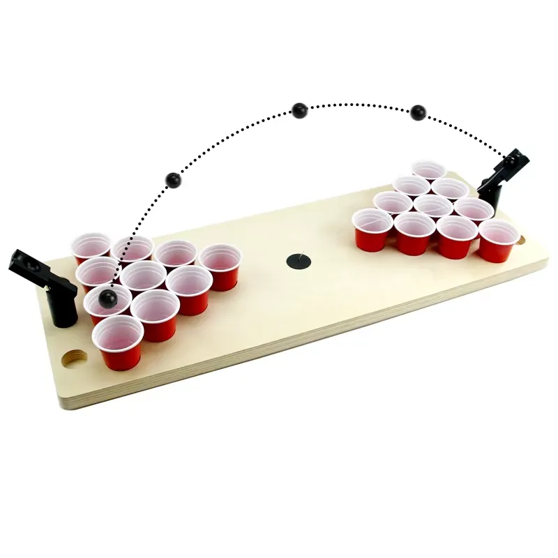 Party Games Adults Drinking - ชุดเกมดื่มเบียร์มินิพร้อมโต๊ะปิงปองและแก้ว สำหรับงานปาร์ตี้ผู้ใหญ่ อุปกรณ์สำหรับวันหยุด เกมสนุกสำหรับค่ำคืนแห่งความบันเทิง