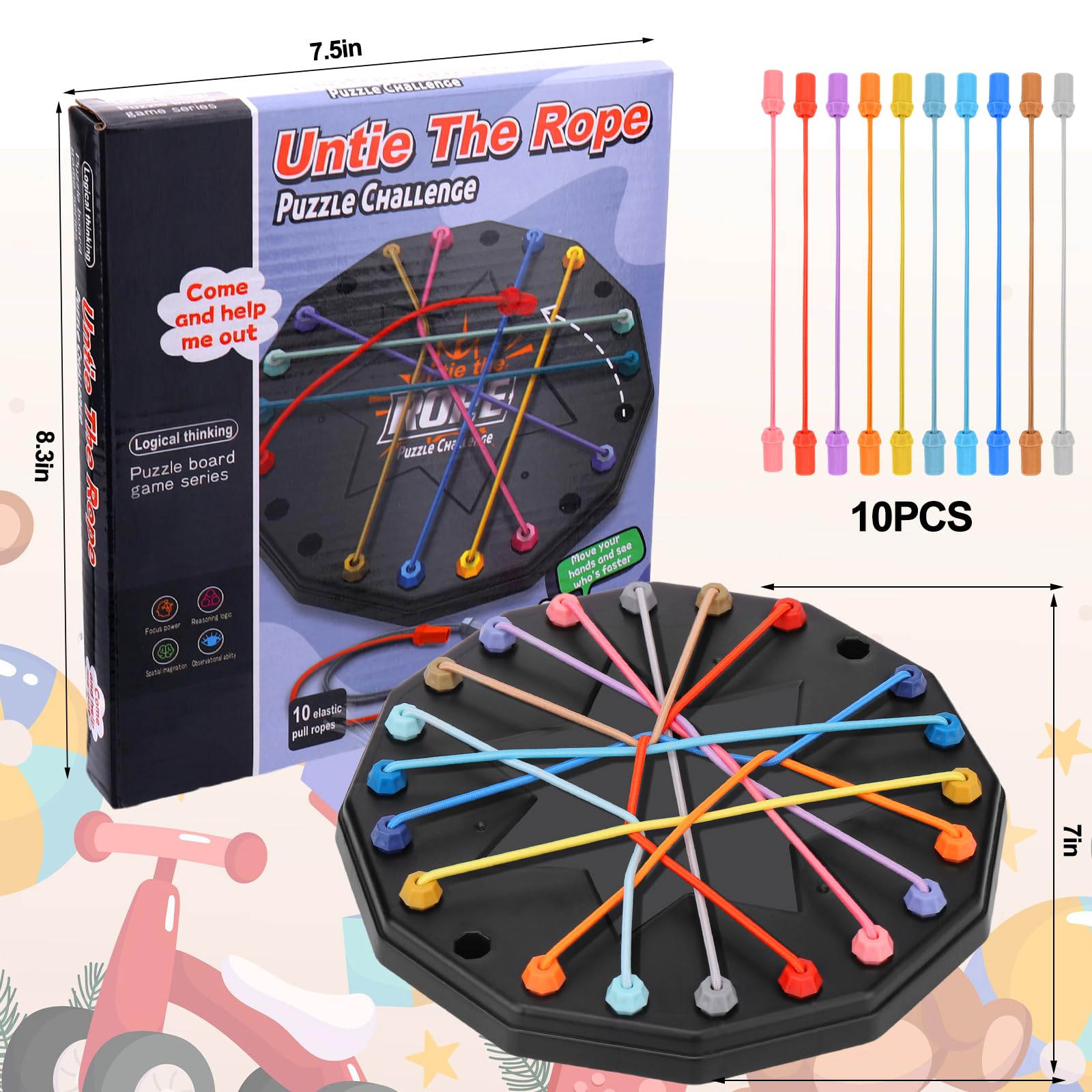 เกมกระดานผูกเชือกสำหรับเด็ก ขอ - Party Games Kids Indoor บทวิจารณ์และราคา