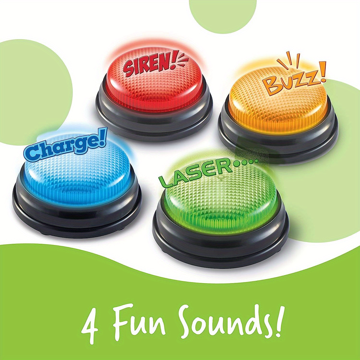 4 ชิ้นไฟและเสียง Buzzers ของเล - Party Family Games บทวิจารณ์และราคา
