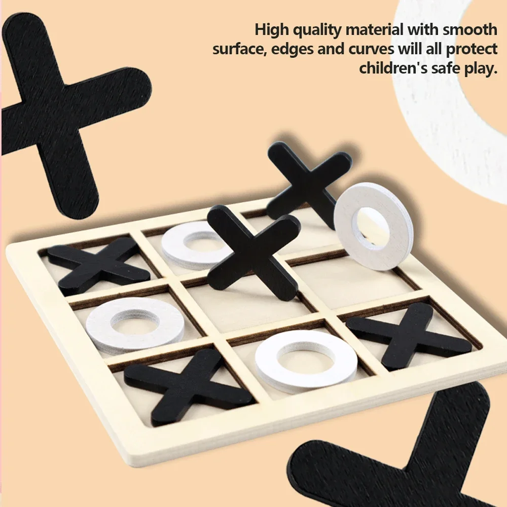 ไม้ XO Tic Tac Toe เกมมินิหมาก - Party Games Kids Indoor บทวิจารณ์และราคา