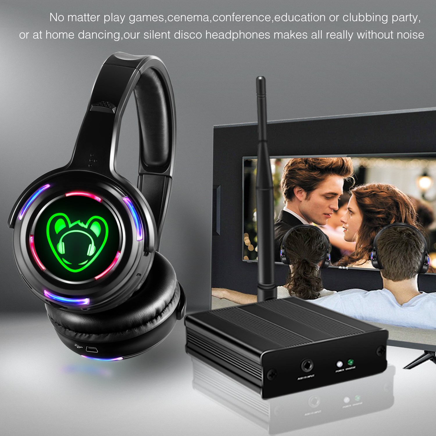 Silent Disco Compete System หู - Party Games Mobile บทวิจารณ์และราคา