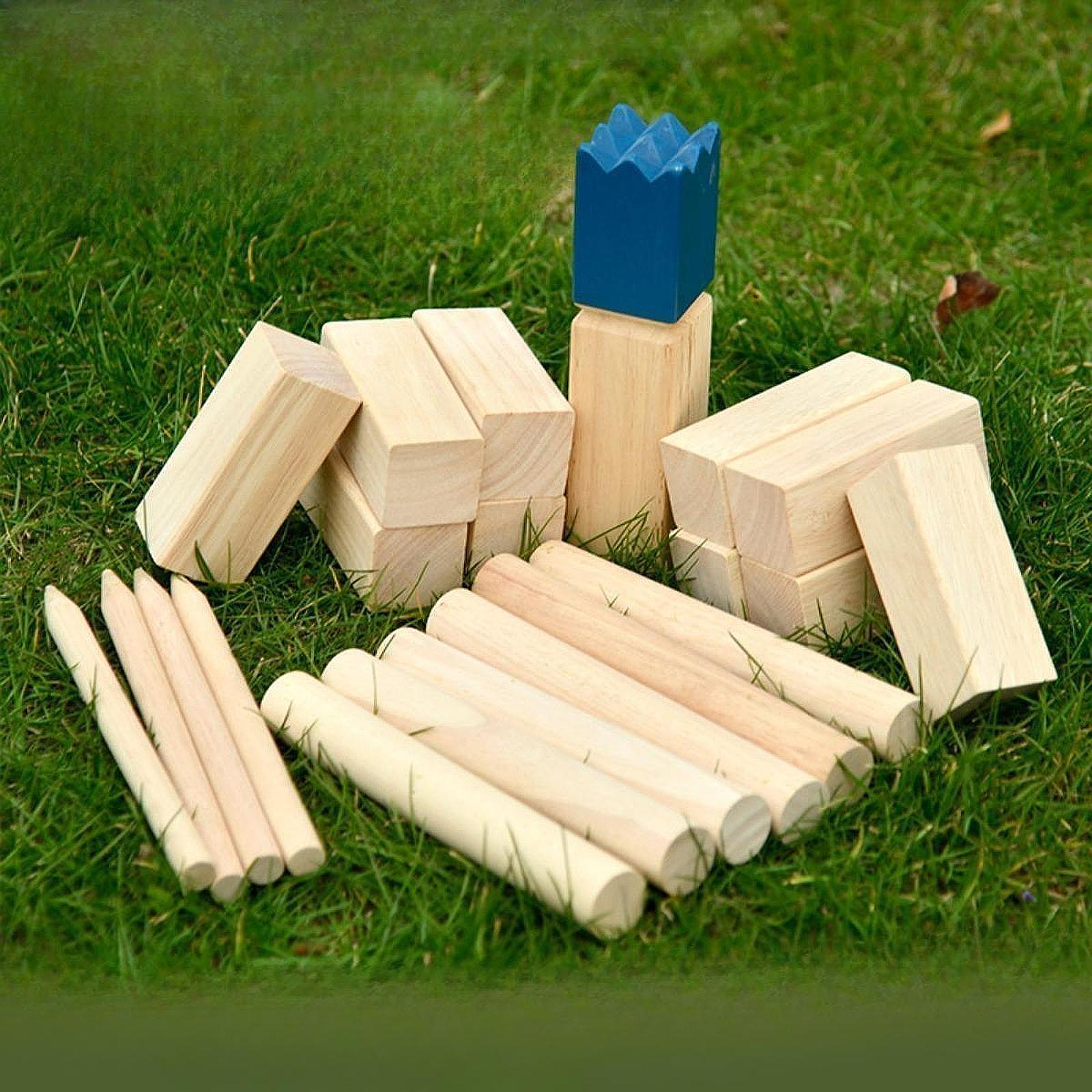 ชุดเกมโยนบล็อกไม้ Yard Kubb สำ - Kubb Game Yard บทวิจารณ์และราคา