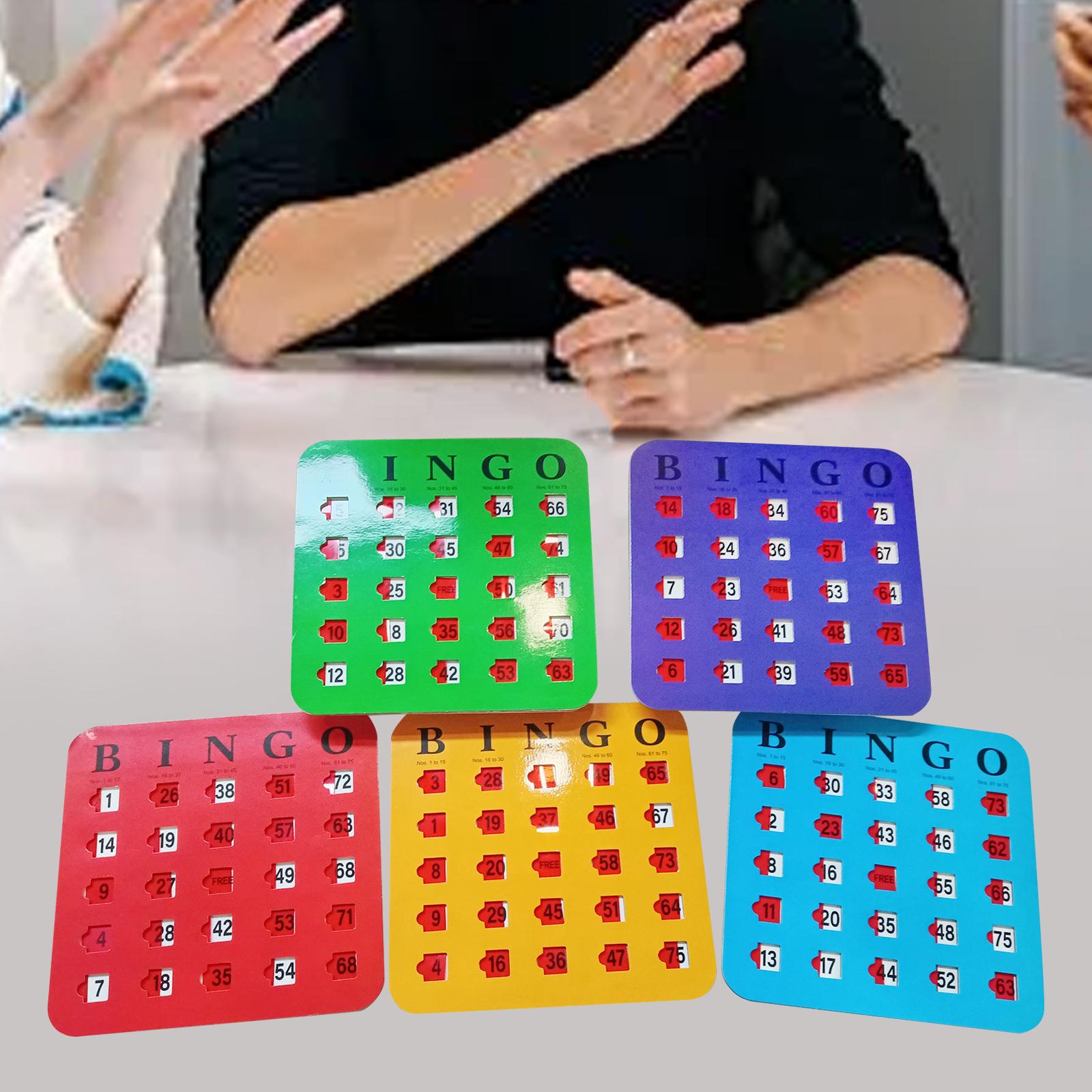5 ชิ้นการ์ดเกมบิงโกขนาดใหญ่พิม - Party Games Large Groups บทวิจารณ์และราคา
