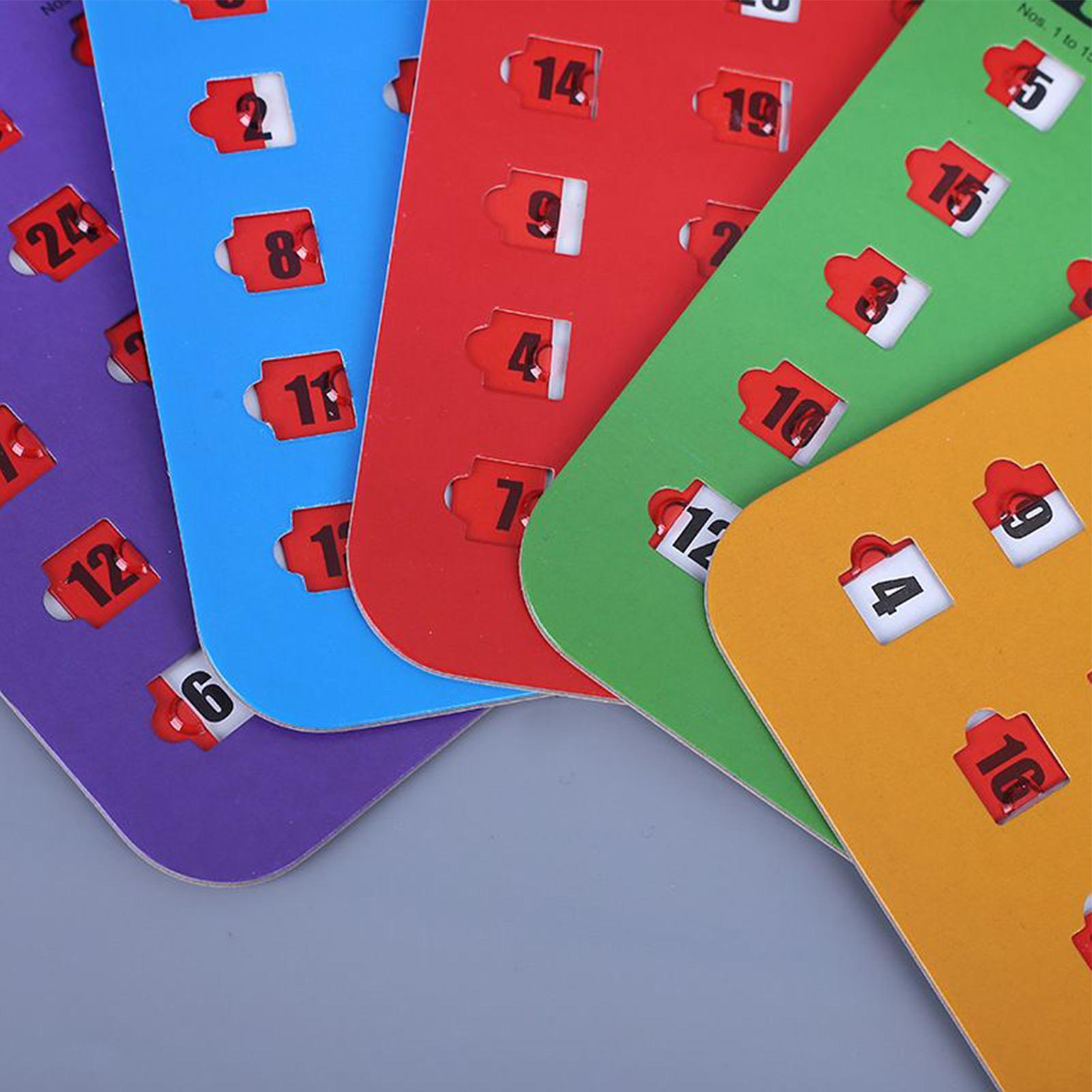 การ์ดเกมบิงโก 5 ชิ้น พิมพ์ขนาด - Party Games Large Groups บทวิจารณ์และราคา