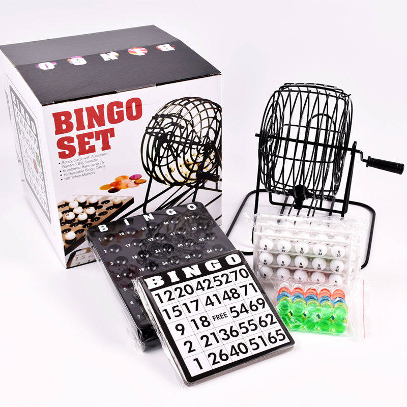 ชุดเครื่องจับรางวัลบิงโกเหล็ก  - Party Games Large Groups บทวิจารณ์และราคา