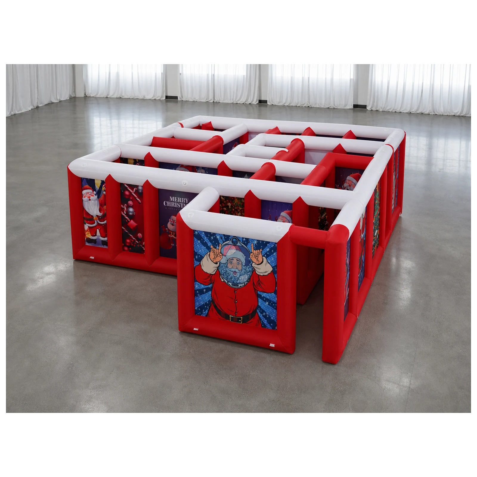 เขาวงกตเป่าลมหลังคาเรียบสีแดงข - Party Games Kids And Adults บทวิจารณ์และราคา