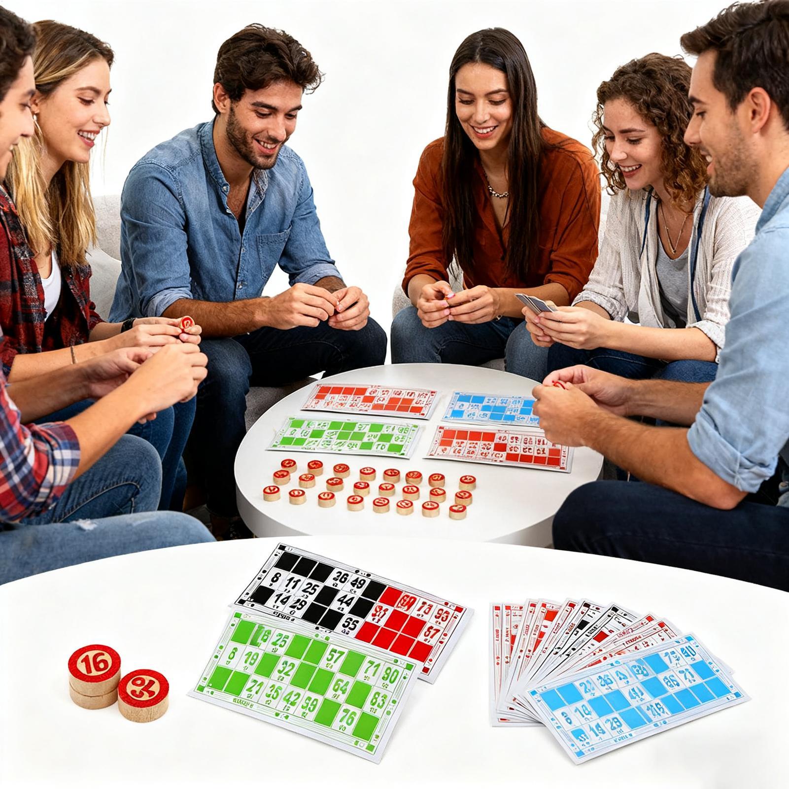 เกมบิงโกแบบการ์ด ของเล่นไม้โบร - Party Games Large Groups บทวิจารณ์และราคา